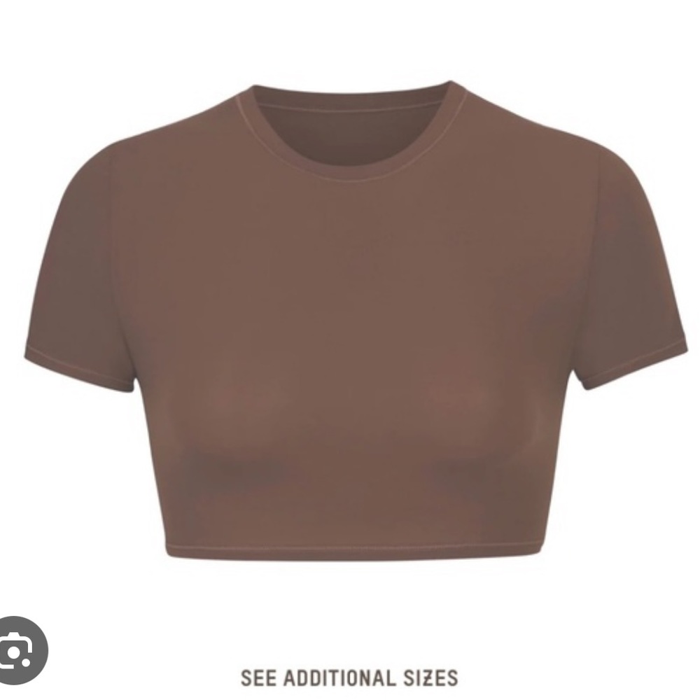 SKIMS | Fits Everybody Super Crop Tee + Boyshort